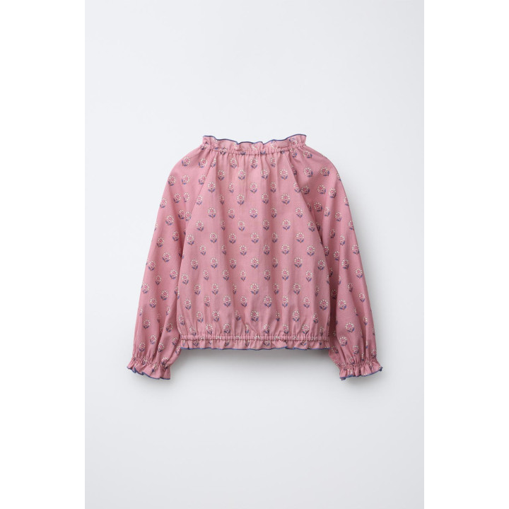 Блузка с цветочным принтом