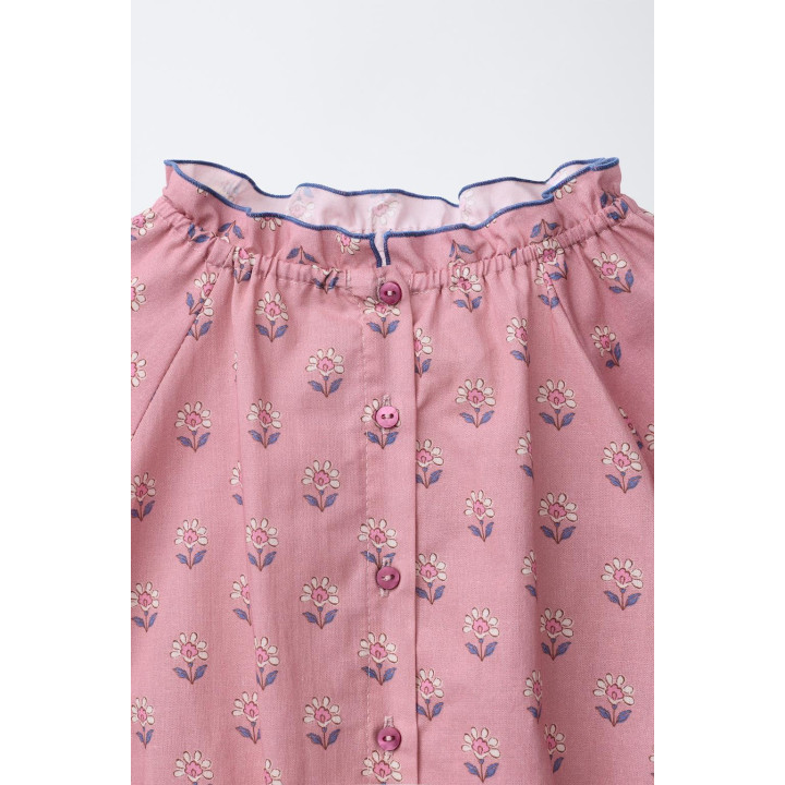 Блузка с цветочным принтом