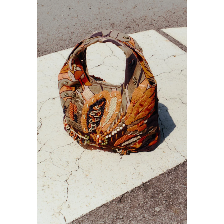 СУМКА С РАЗНОЦВЕТНЫМ БИСЕРОМ