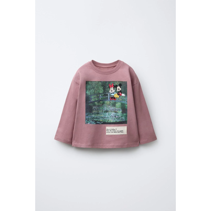 ФУТБОЛКА С ПРИНТОМ «МОНЕ. МИККИ И МИННИ МАУС» © DISNEY