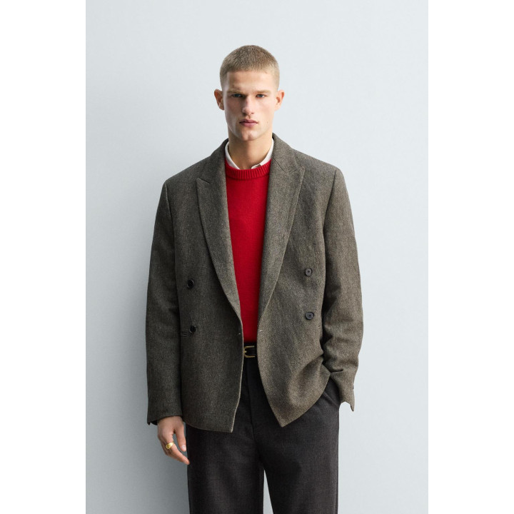 БЛЕЙЗЕР ИЗ РЕЛЬЕФНОЙ ТКАНИ - LIMITED EDITION