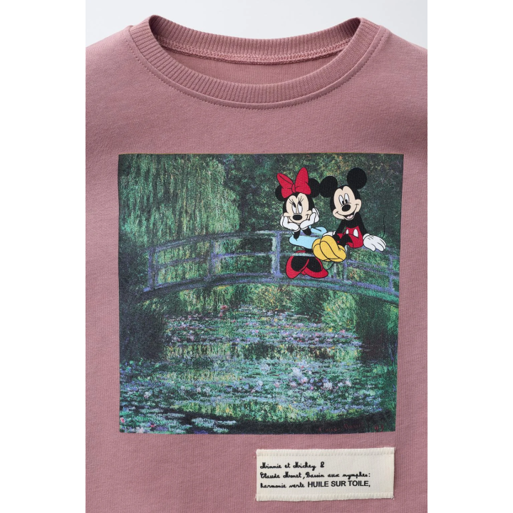 ФУТБОЛКА С ПРИНТОМ «МОНЕ. МИККИ И МИННИ МАУС» © DISNEY