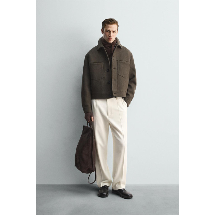 КУРТКА ИЗ СМЕСОВОЙ ШЕРСТИ. ЛИМИТИРОВАННАЯ СЕРИЯ