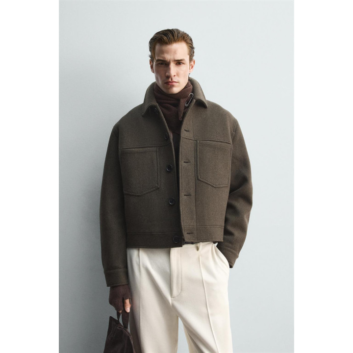КУРТКА ИЗ СМЕСОВОЙ ШЕРСТИ. ЛИМИТИРОВАННАЯ СЕРИЯ