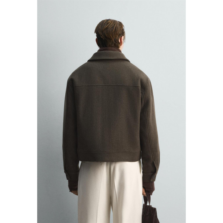 КУРТКА ИЗ СМЕСОВОЙ ШЕРСТИ. ЛИМИТИРОВАННАЯ СЕРИЯ