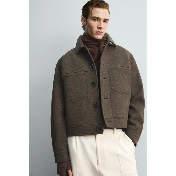 КУРТКА ИЗ СМЕСОВОЙ ШЕРСТИ. ЛИМИТИРОВАННАЯ СЕРИЯ