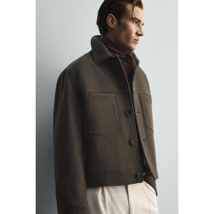 КУРТКА ИЗ СМЕСОВОЙ ШЕРСТИ. ЛИМИТИРОВАННАЯ СЕРИЯ