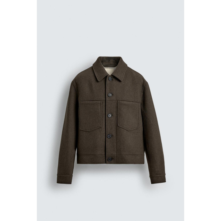 КУРТКА ИЗ СМЕСОВОЙ ШЕРСТИ. ЛИМИТИРОВАННАЯ СЕРИЯ