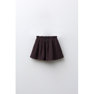 ЮБКА-ШОРТЫ С БАНТОМ И ТЕКСТУРОЙ