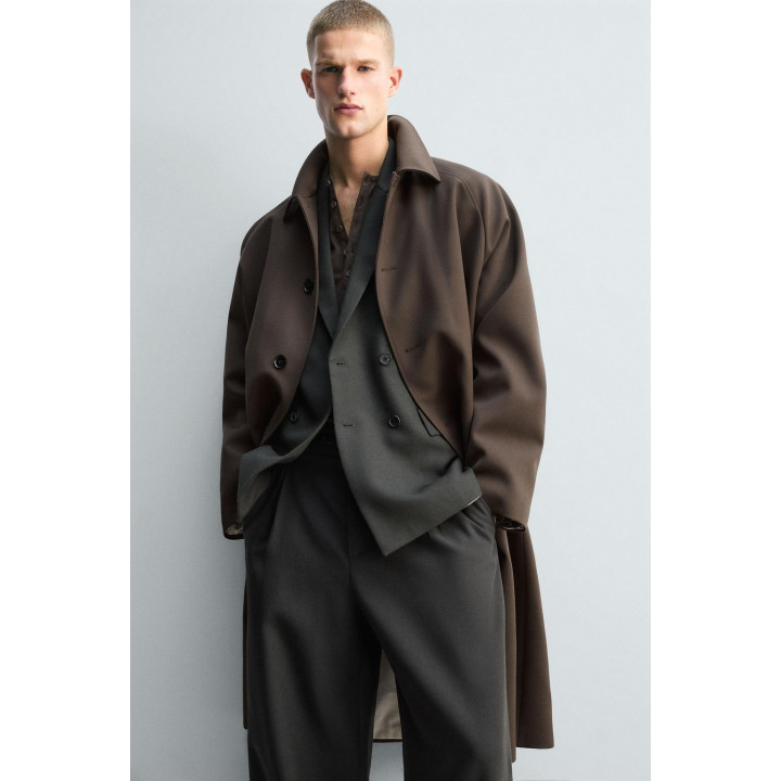 ДЛИННЫЙ ТРЕНЧ С ШЕРСТЬЮ - LIMITED EDITION