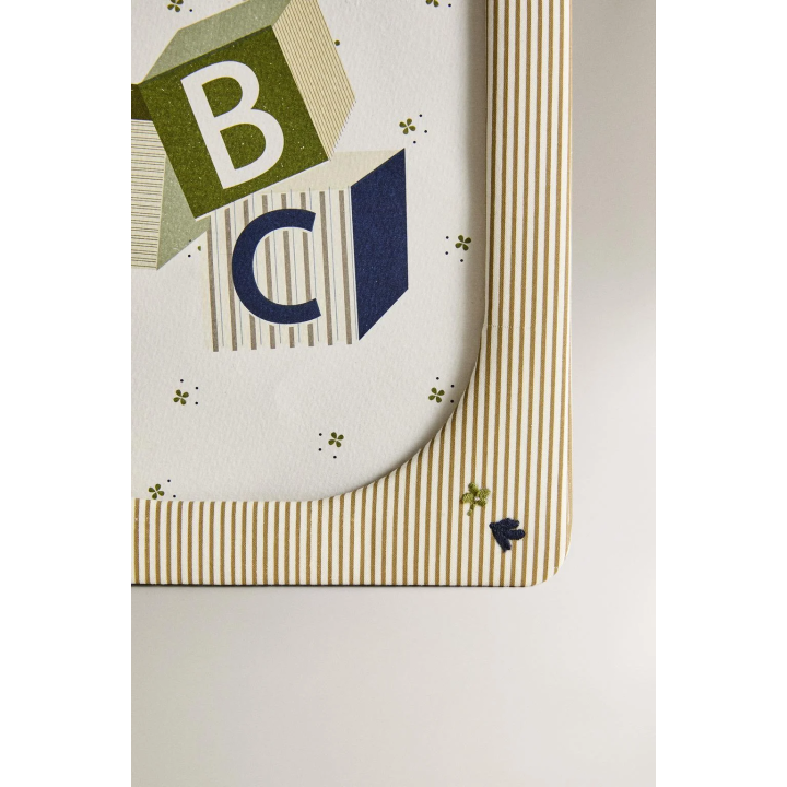 CHILDREN'S LARGE STRIPED PHOTO FRAME