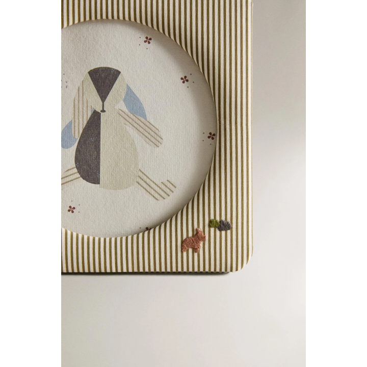 CHILDREN'S SMALL STRIPED PHOTO FRAME