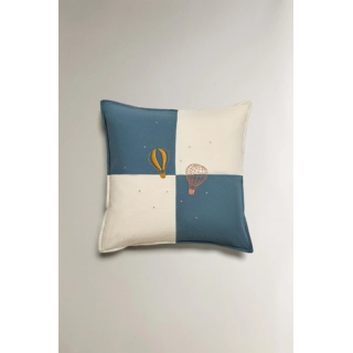 CHILDREN'S EMBROIDERED BALLOON CUSHION COVER