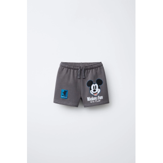 Бермуды в полоску с принтом микки маус © disney