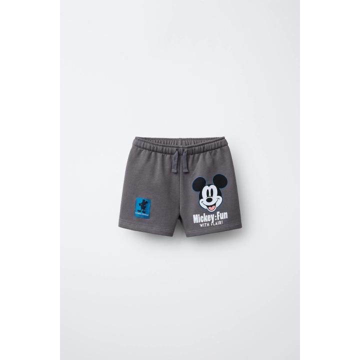 Бермуды в полоску с принтом микки маус © disney