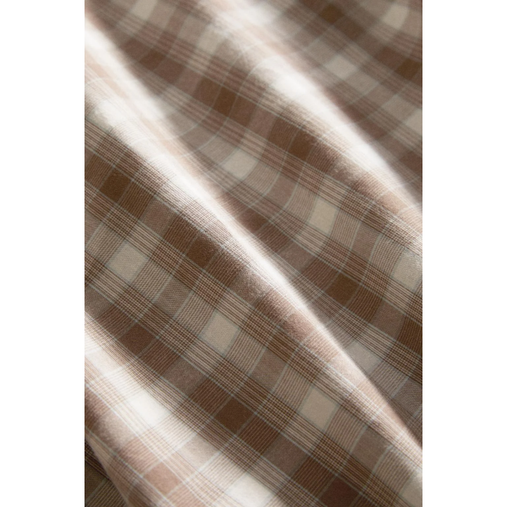 Детское клетчатое плановое одеяло из фланели