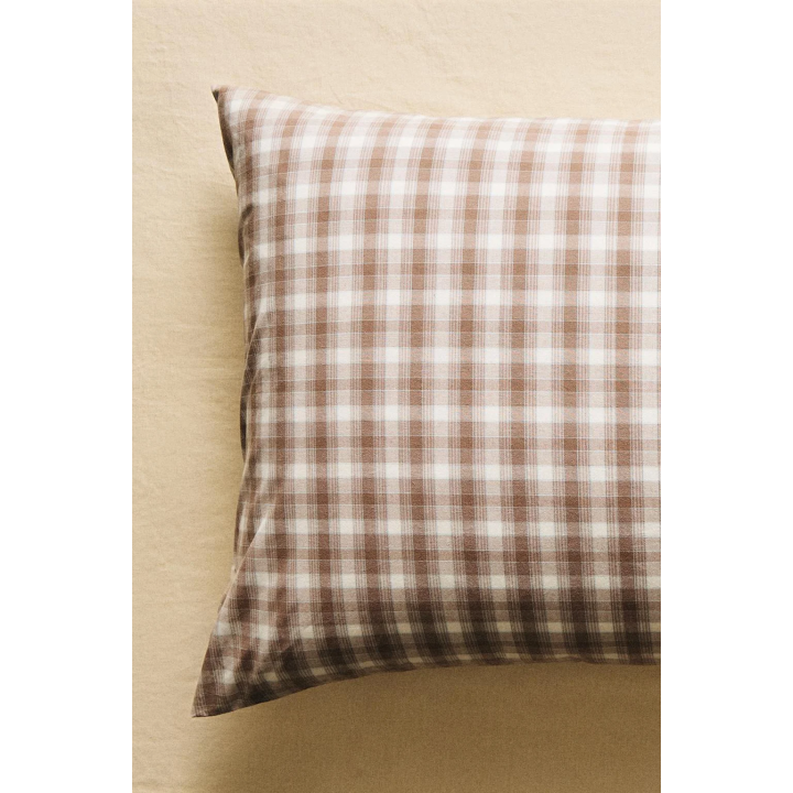 Детский фланелевый наволочка клетчатая