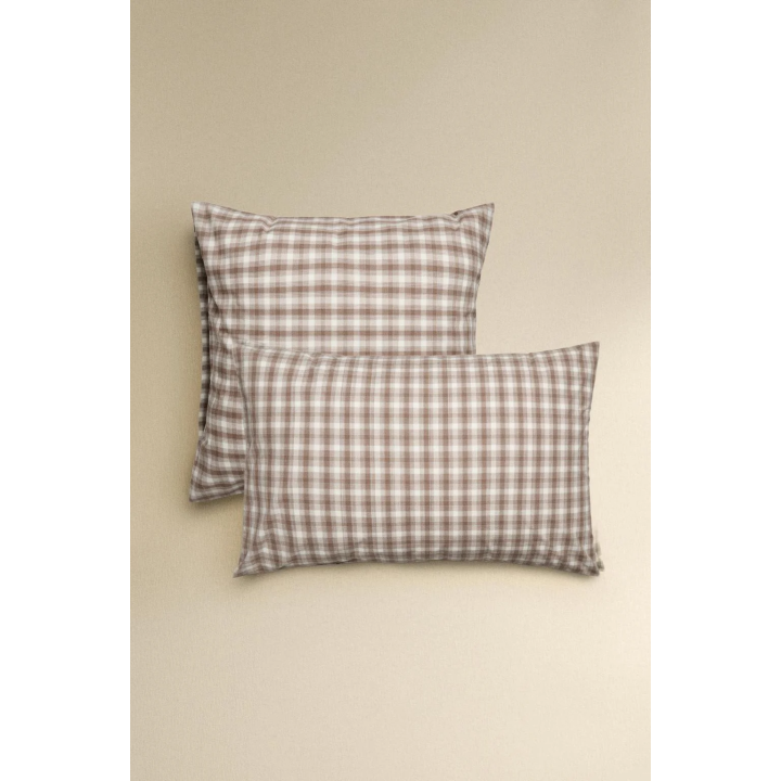 Детский фланелевый наволочка клетчатая