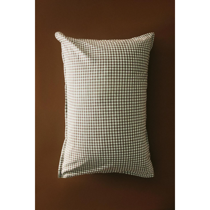 Детский фланелевый наволочка в клетку