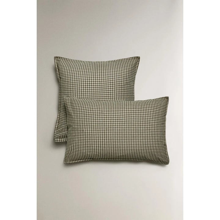 Детский фланелевый наволочка в клетку