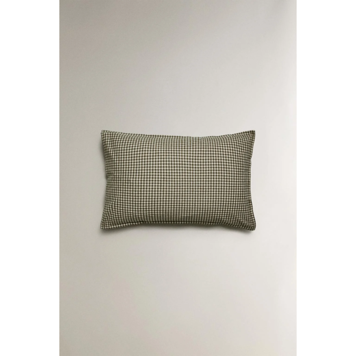 Детский фланелевый наволочка в клетку