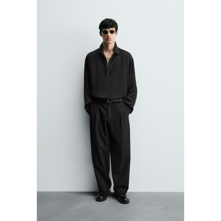 АТЛАСНАЯ РУБАШКА-ПОЛО