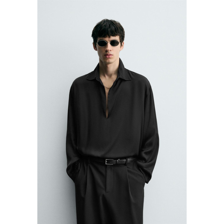 АТЛАСНАЯ РУБАШКА-ПОЛО