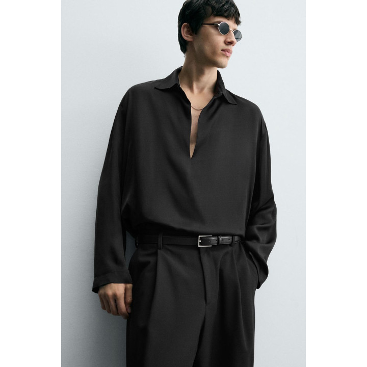 АТЛАСНАЯ РУБАШКА-ПОЛО