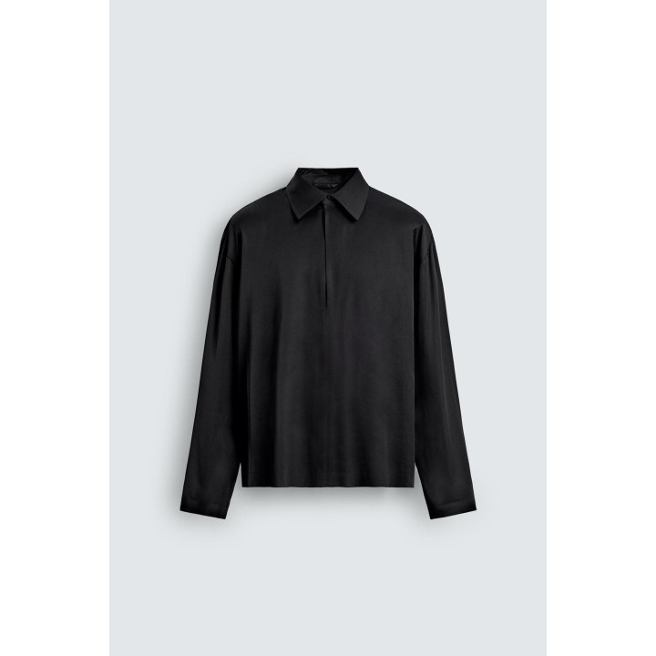 АТЛАСНАЯ РУБАШКА-ПОЛО