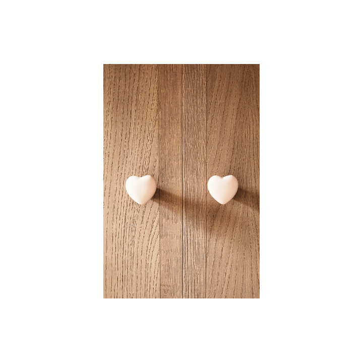 PACK OF CHILDREN'S HEART DOOR KNOBS (PACK OF 2)