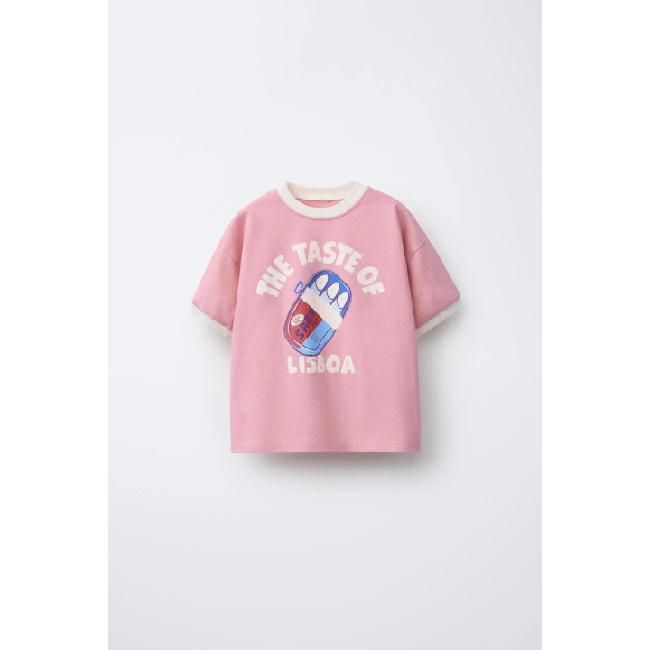 Футболка с принтом сардины