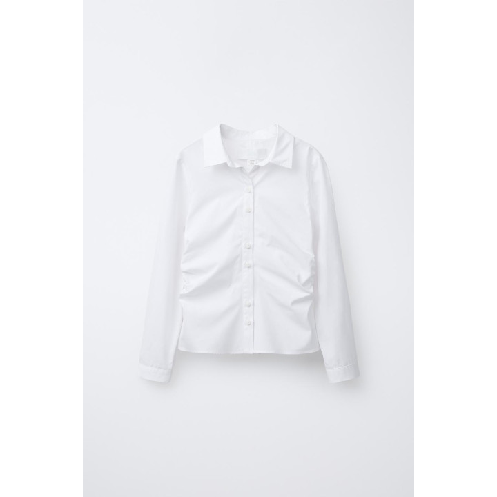 РУБАШКА СО СБОРКАМИ ПО БОКАМ