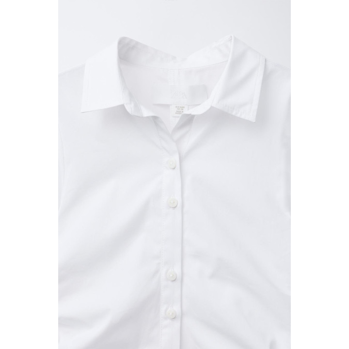 РУБАШКА СО СБОРКАМИ ПО БОКАМ