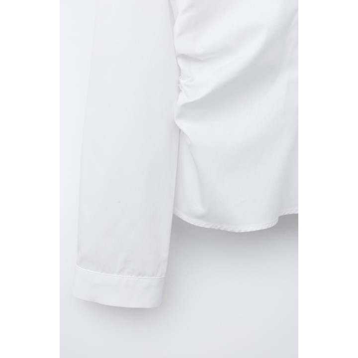 РУБАШКА СО СБОРКАМИ ПО БОКАМ