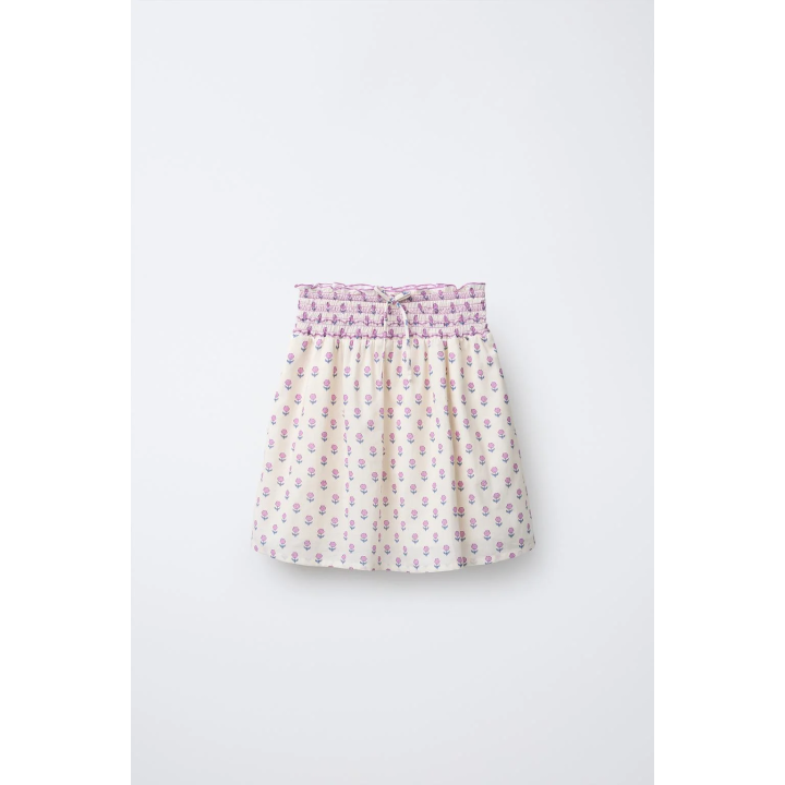 Юбка с цветочным принтом