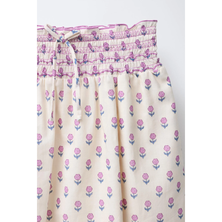 Юбка с цветочным принтом