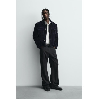 БРЮКИ FLARE FIT ИЗ САРЖИ