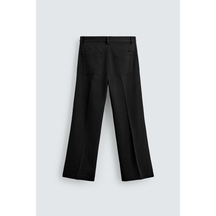 БРЮКИ FLARE FIT ИЗ САРЖИ