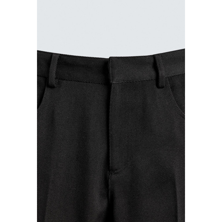 БРЮКИ FLARE FIT ИЗ САРЖИ