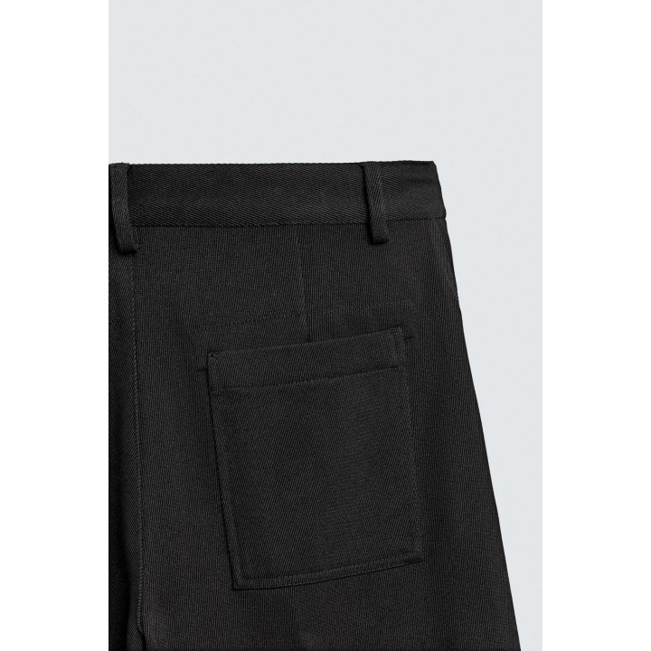 БРЮКИ FLARE FIT ИЗ САРЖИ