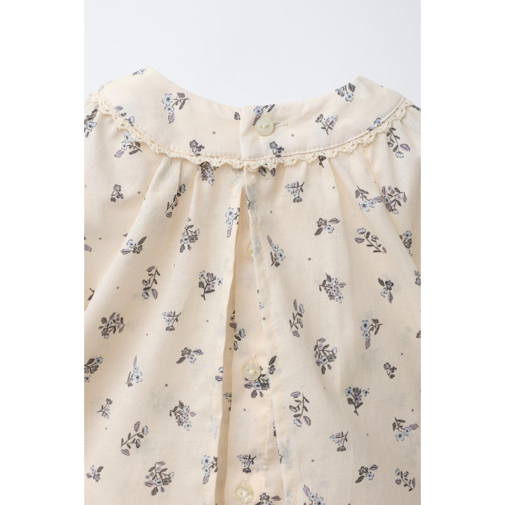 ПЛАТЬЕ-БОДИ С ЦВЕТОЧНЫМ ПРИНТОМ