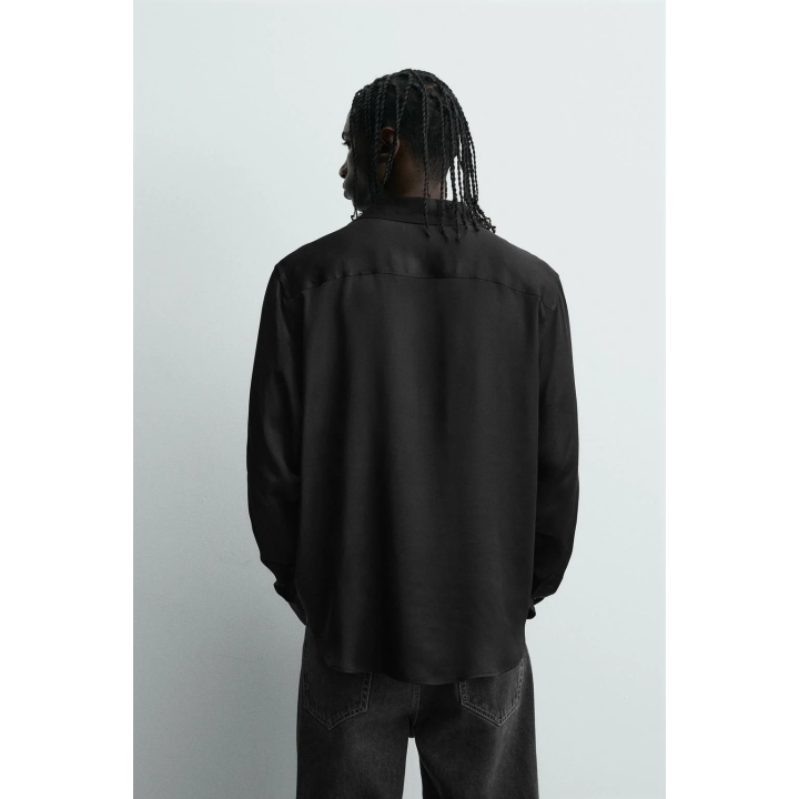 РУБАШКА-ПОЛО СВОБОДНОГО КРОЯ СО ШНУРКОМ