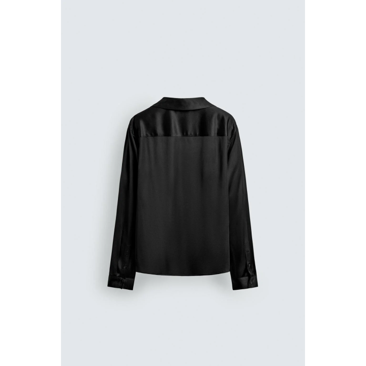 РУБАШКА-ПОЛО СВОБОДНОГО КРОЯ СО ШНУРКОМ