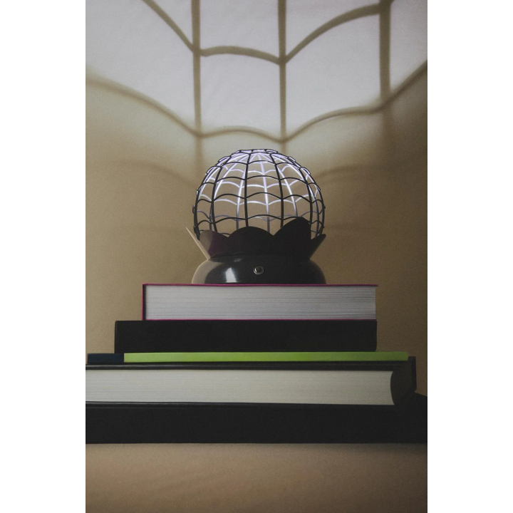 CHILDREN'S HALLOWEEN SPIDER WEB LAMP