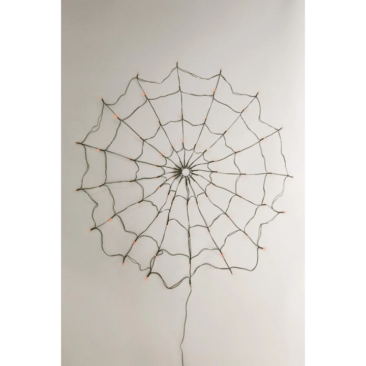 CHILDREN’S HALLOWEEN SPIDER WEB LIGHT DECORATION GARLAND
