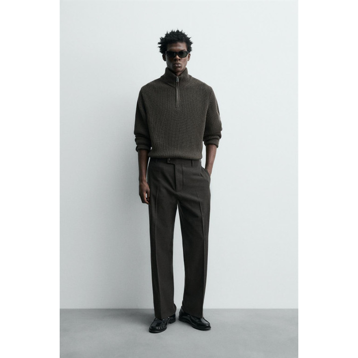 БРЮКИ REGULAR FIT ИЗ ФЛАНЕЛИ