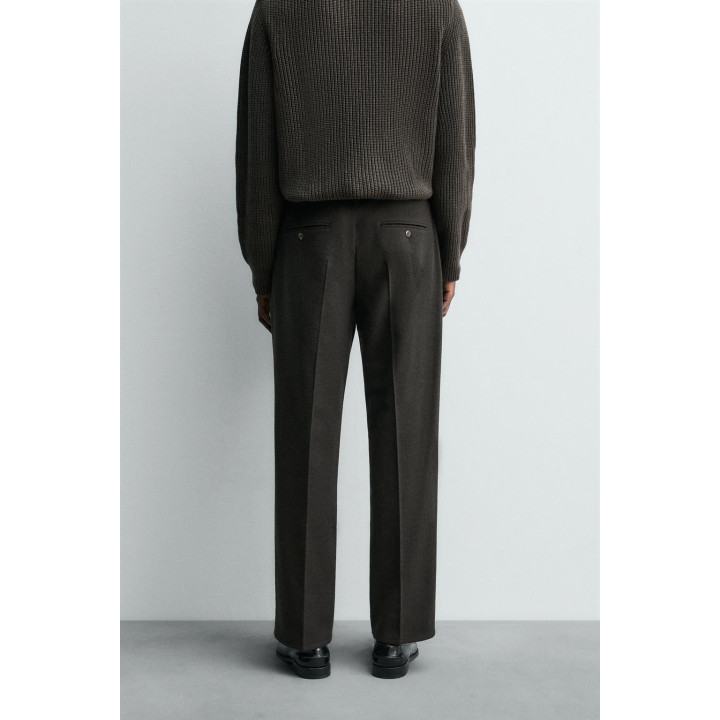 БРЮКИ REGULAR FIT ИЗ ФЛАНЕЛИ