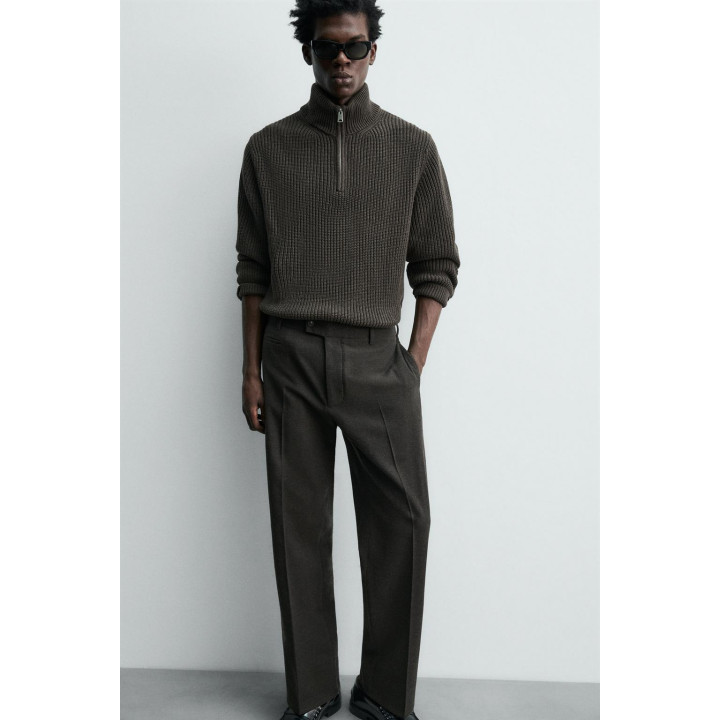 БРЮКИ REGULAR FIT ИЗ ФЛАНЕЛИ