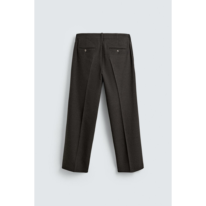 БРЮКИ REGULAR FIT ИЗ ФЛАНЕЛИ