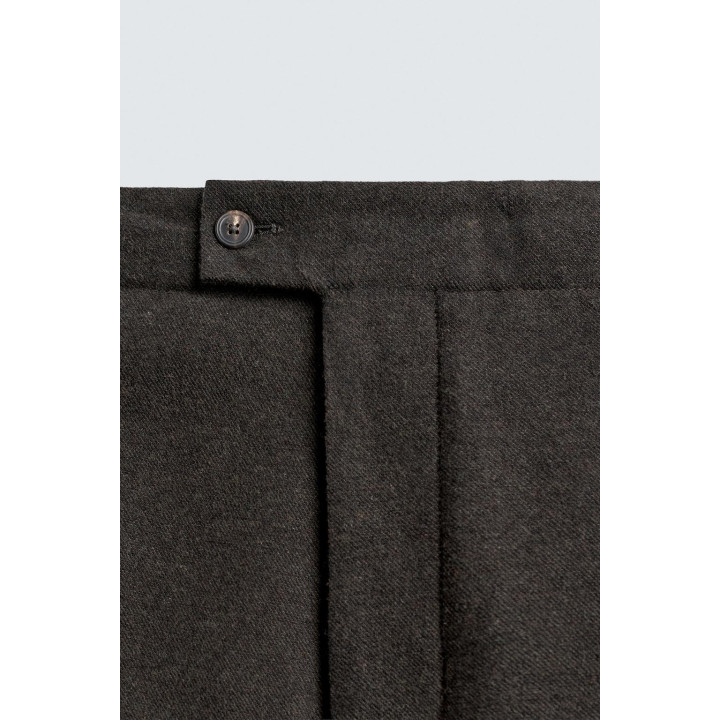 БРЮКИ REGULAR FIT ИЗ ФЛАНЕЛИ